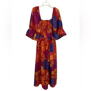 Truly 4 You Floral Multicolor Maxi Dress NWOT